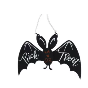 Denevér „Trick or Treat” felirattal