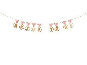 Banner "Bride to be" 2,5cm mix