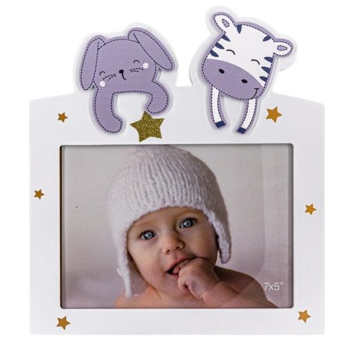 Képkeret, MDF babás 18x13cm