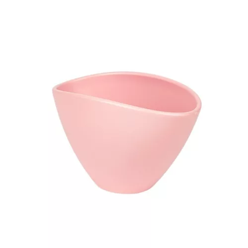 Ovum kerámia kaspó matt világos rózsaszín 20cm