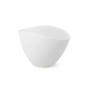 Ovum csónak  kaspó kerámia matt vanilia 20 cm