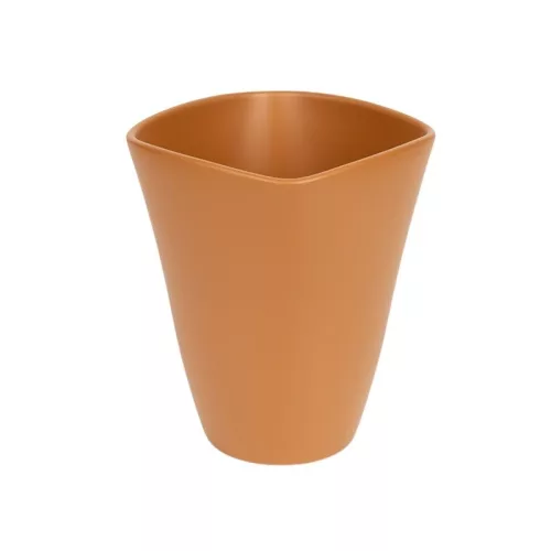 Quatro orchidea váza matt karamell 14cm