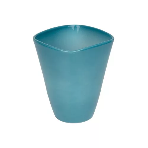 Quatro orchidea váza lakkozott türkiz 14cm