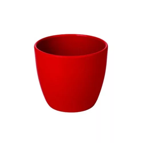 Kerámia kaspó piros 7 cm