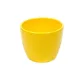 Base kerámia kaspó sárga 8cm