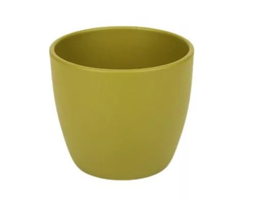Base kerámia kaspó matt bambusz 8cm