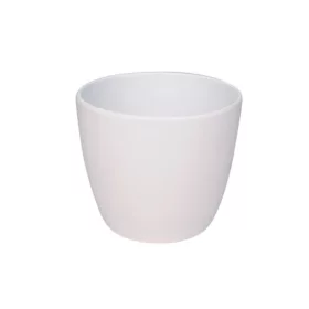 Base kerámia kaspó matt fehér 9cm