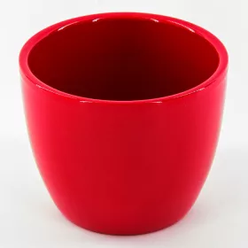 Base kerámia kaspó piros 10cm
