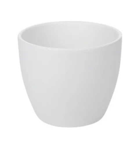 Base kerámia kaspó matt vanília 10 cm
