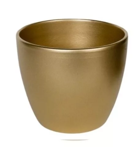 Base kerámia kaspó arany 10cm