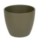 Base kerámia kaspó matt - olivazöld 11cm