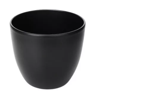Base kerámia kaspó matt antracit 13cm