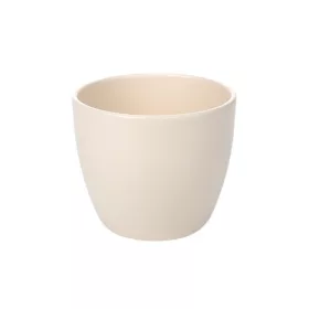 Base kerámia kaspó matt vajszín 13cm