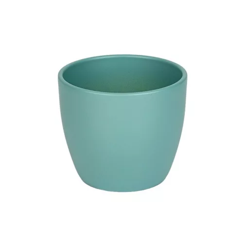 Base kerámia kaspó korallkék 13cm