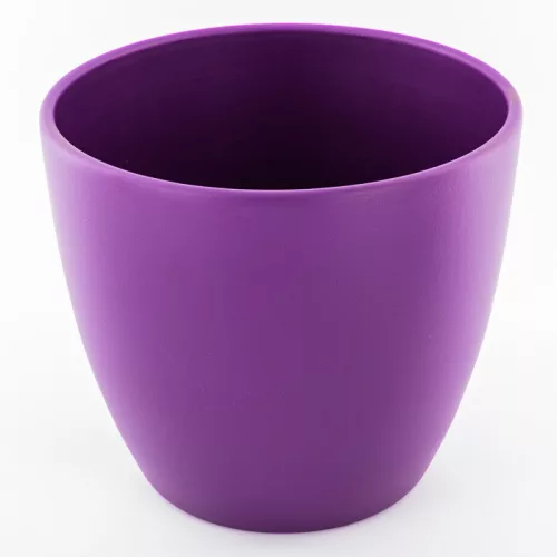 Kerámia kaspó matt lila 19 cm