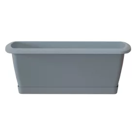   Balkonláda+ alátét 392x184x150mm Kőszürke RESPANA SET Prosperplast