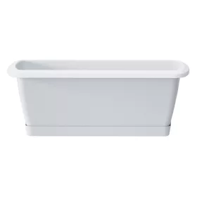   Balkonláda+ alátét 392x184x150mm Fehér RESPANA SET Prosperplast