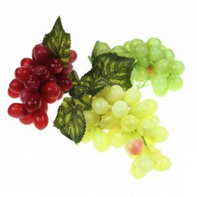 Műszőlő zöld,bordó színben 36szem