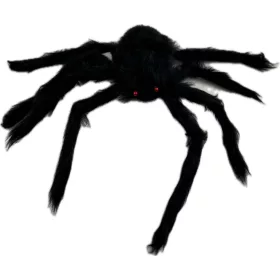 Halloween pók fekete 18cm 