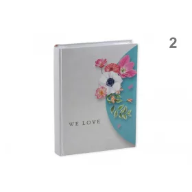   Fényképalbum könyvkötésű 200db 15x10cm-es képhez  We Love 2