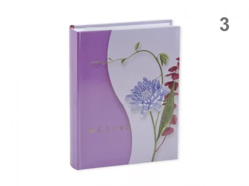 Fényképalbum könyvkötésű 200db 15x10cm-es képhez We Love 3