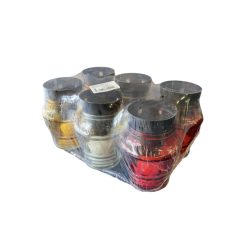 Üvegmécses Műanyagfedeles 150mm, választható