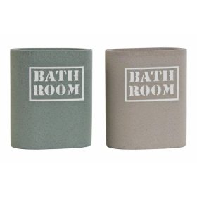 Fogmosó pohár, cement 8,9x5,8x10,6cm választható