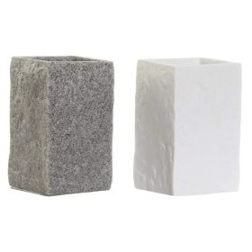 Fogmosó pohár műgyanta 6x6x10,3cm