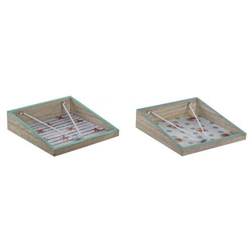 Szalvétatartó 18x18x7cm klasszik (rákos vagy csillagos)