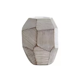 Váza geometrikus szürke 16x16x26cm