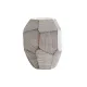 Váza geometrikus szürke 16x16x26cm