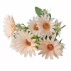 Gerbera selyemvirág csokor, 29cm magas - Ekrü