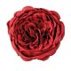 Angol rózsa selyemvirág fej, 10.5cm - Bordó 