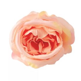 Peónia selyemvirág fej, 7cm -Púder rózsaszín 
