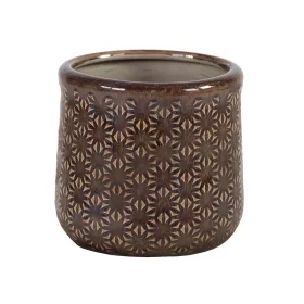 Sophia Cauldron kerámia kaspó padlizsán lila 12,5x11cm