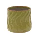 Loren Wave Cauldron kerámia kaspó kiwi zöld 8x7cm