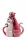 Kerámia kutya figura párban piros 23 cm