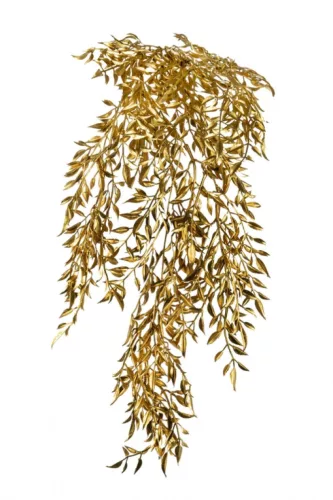Lógó arany bambusz levél karácsonyi dekoráció 81 cm