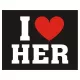 Cipőmatrica I love her