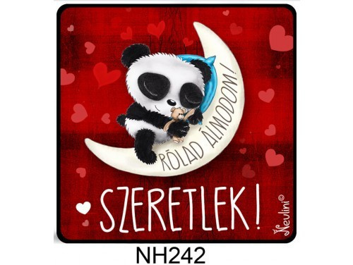 Hűtőmágnes  - Valentín napi ajándék- Rólad álmodom