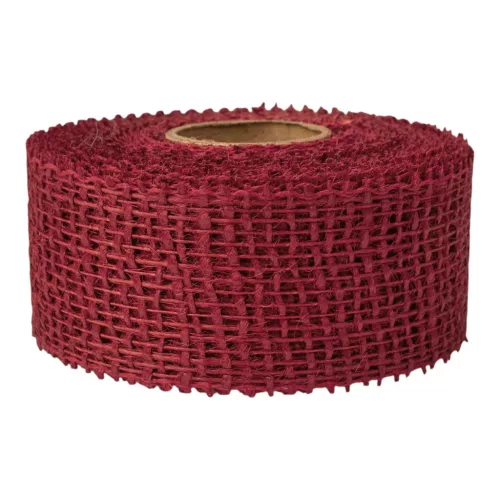 Juta szalag 5 cm × 9 m – sötét terrakotta
