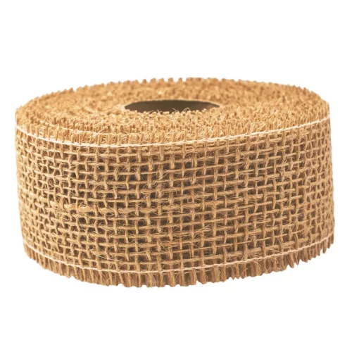 Juta szalag 5cm x 9 m  -Natúr