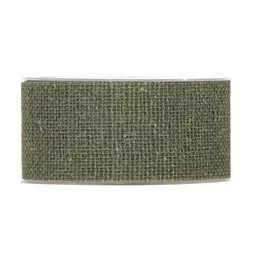 Szalag juta 7,5cm x 20m olajzöld