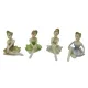Táncoslány figura 6x5cm 4 féle