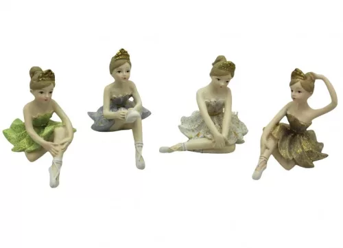 Táncoslány figura 7x8cm 4 féle