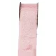 Bársony szőrme szalag 63mm x 2,7 m -  rózsaszín