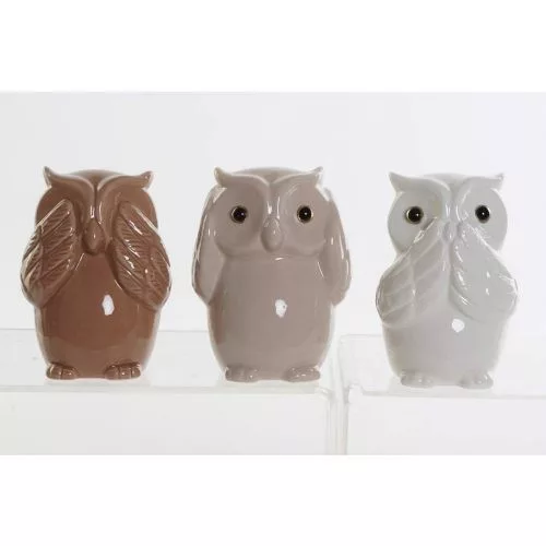 Bagoly figura 8,6x7,6x11,8cm 3 féle választható