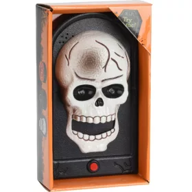 Koponya formájú halloween-i ajtócsengő