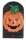 Tökfej formájú halloween-i ajtócsengő