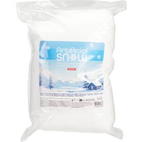 Műhó pehely dekoráció fehér 200 g